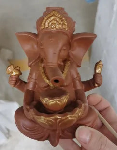 Ganesha Backflow Incense Burner Elephant God